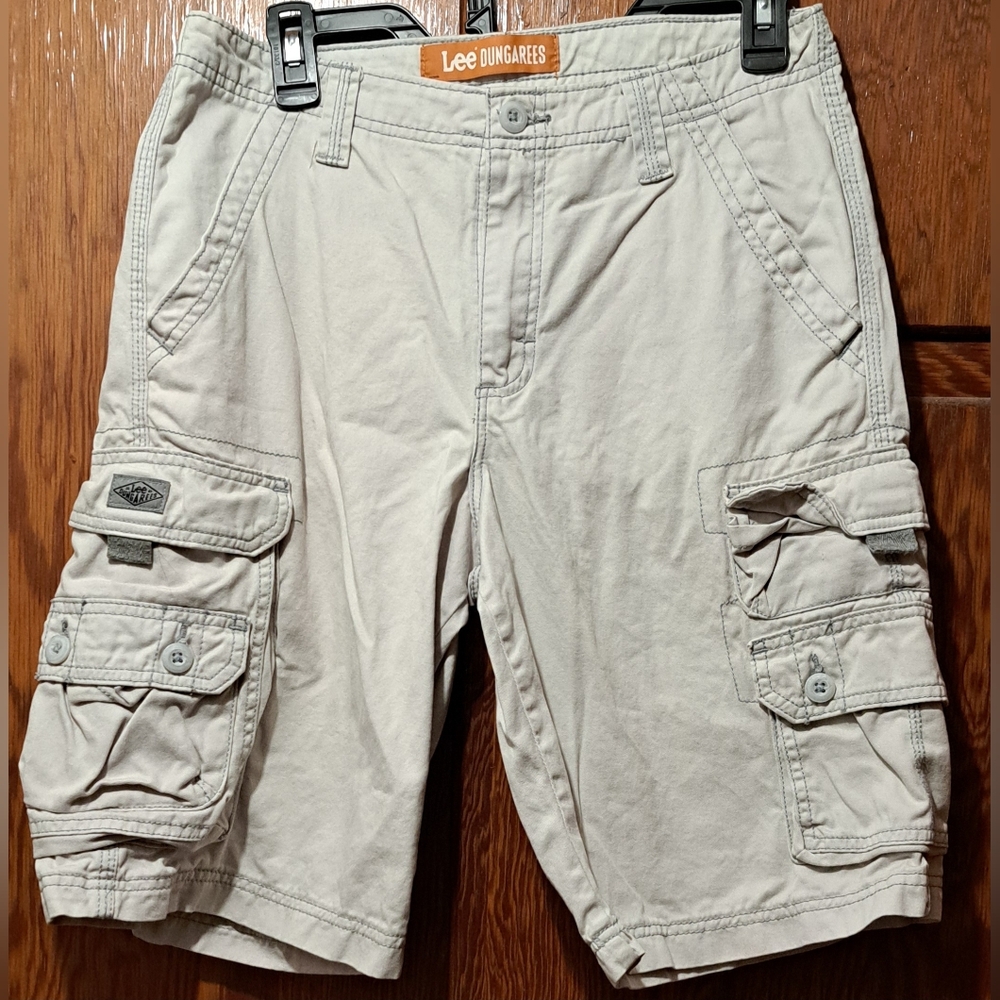 Lee Dungarees Men's Cargo Shorts - Cream